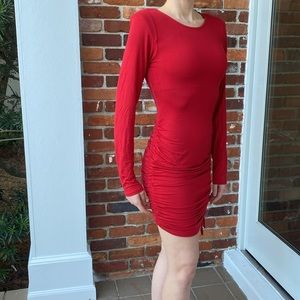 Red dress